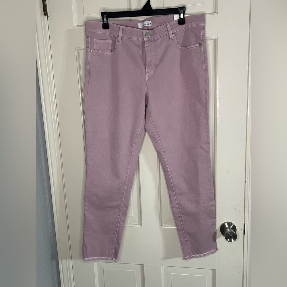 LOFT Lilac Ankle Jeans